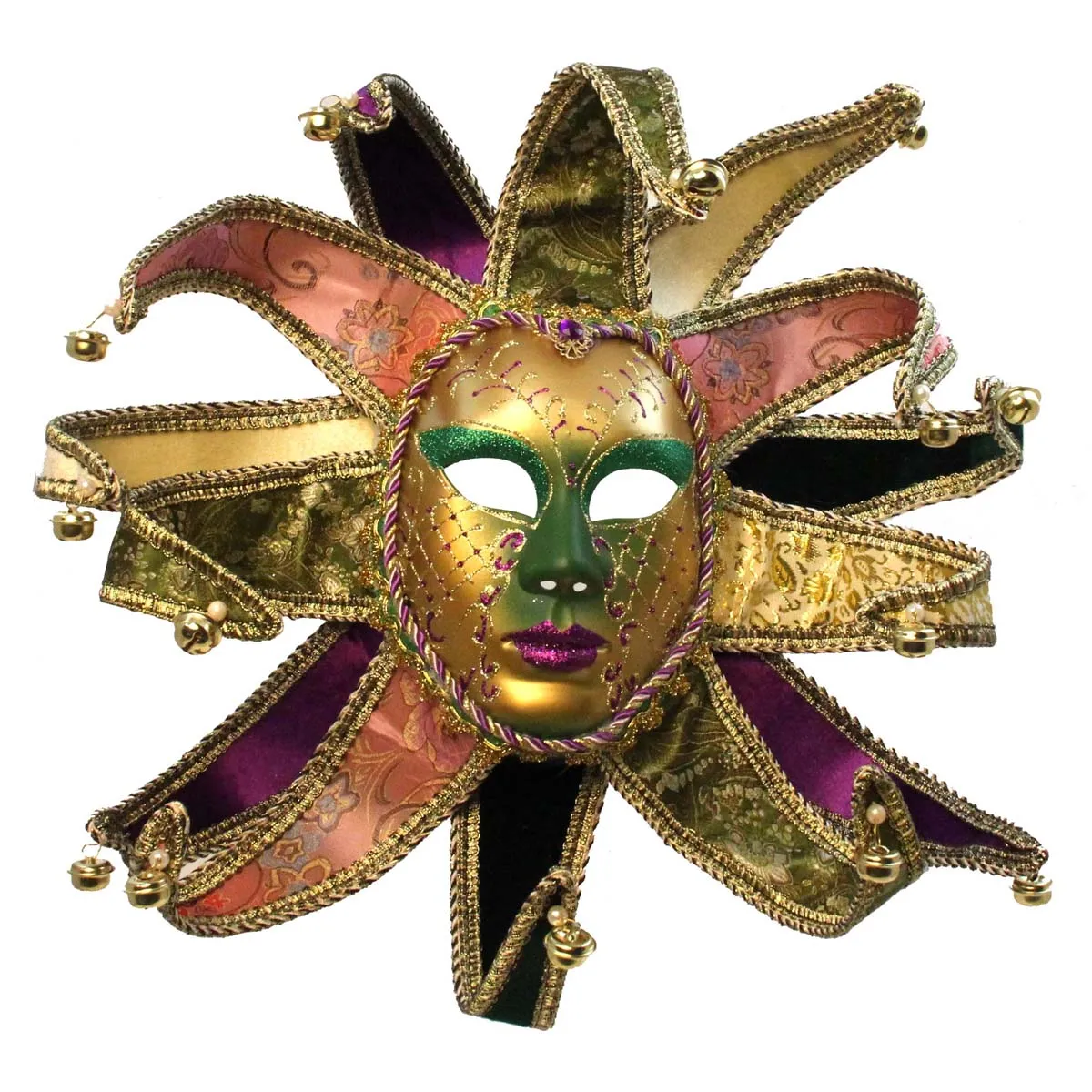 Full Face Mardi Gras Mask 24"