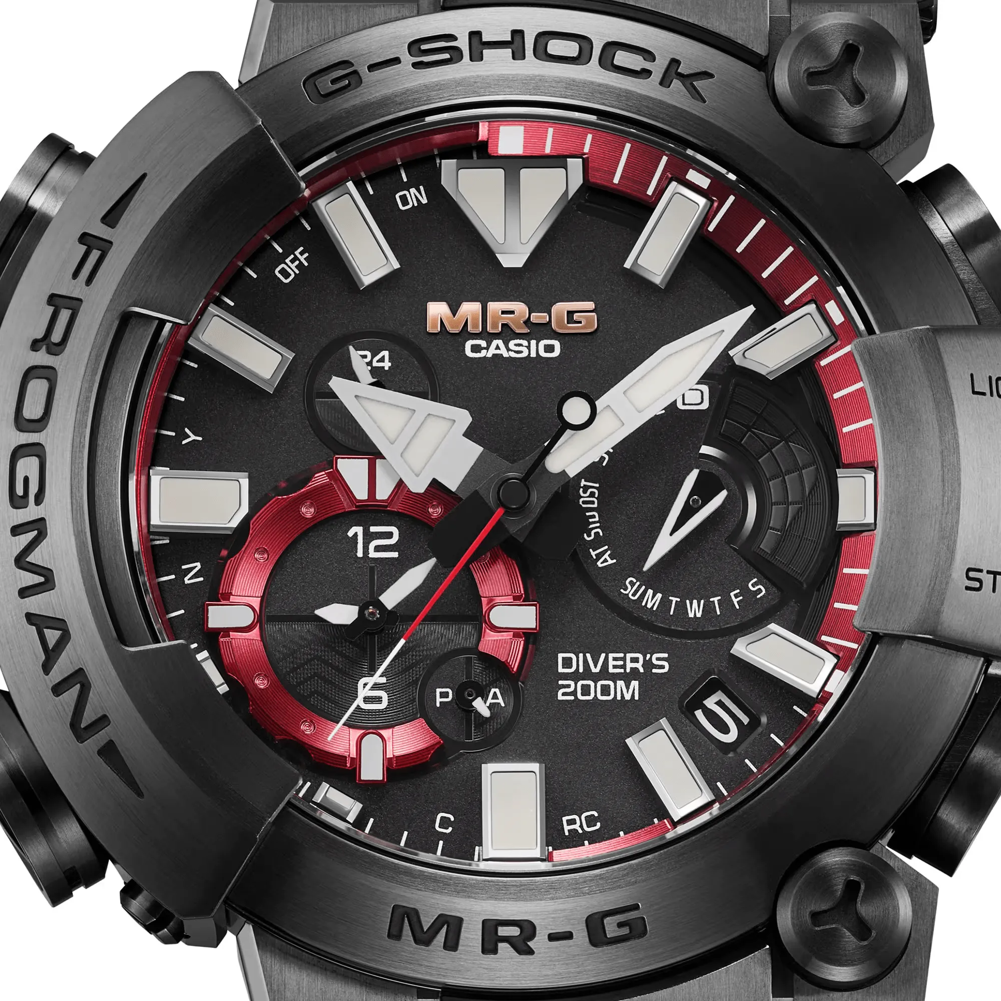 G-Shock MR-G Frogman Black Titanium Divers Men's Watch MRGBF1000B1A
