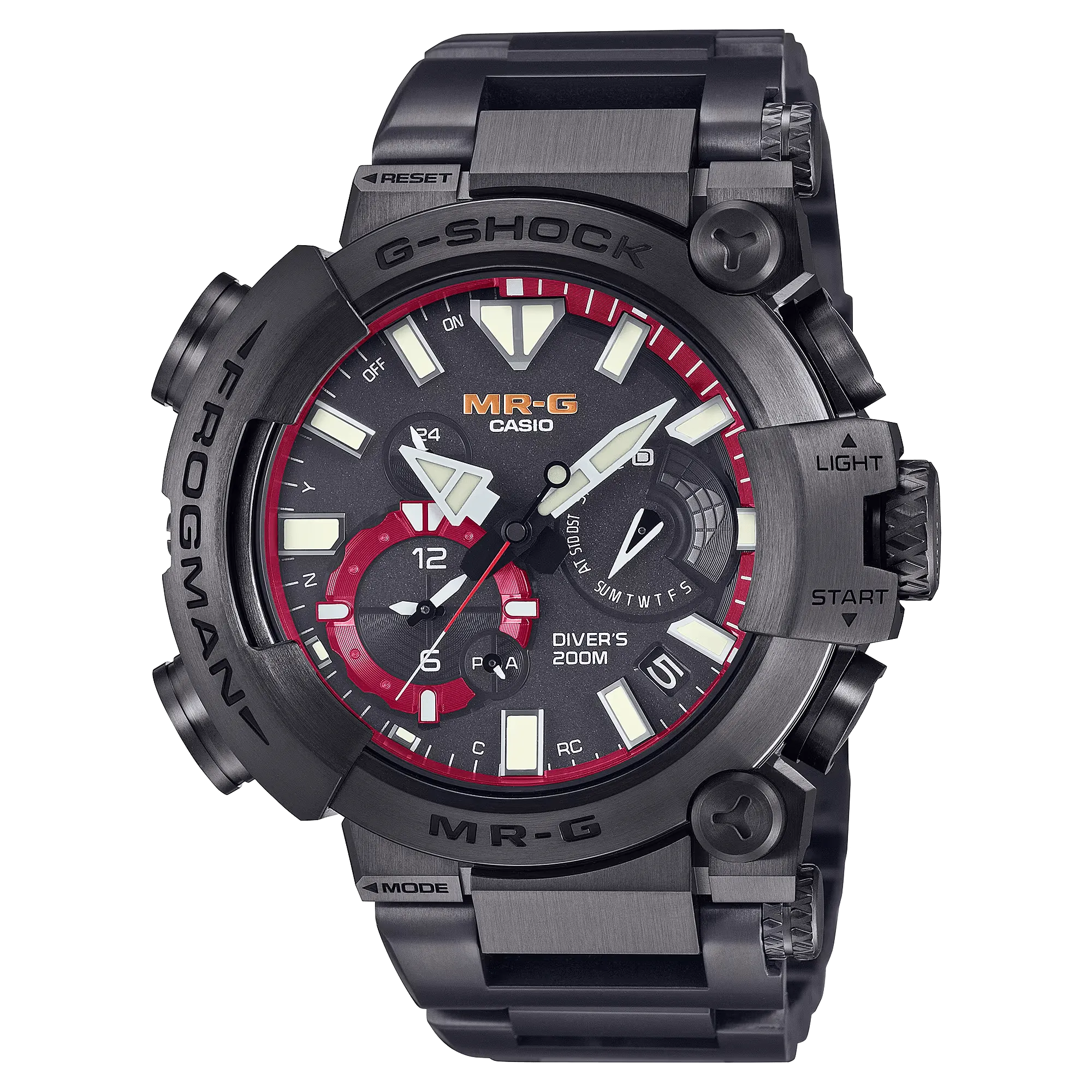 G-Shock MR-G Frogman Black Titanium Divers Men's Watch MRGBF1000B1A