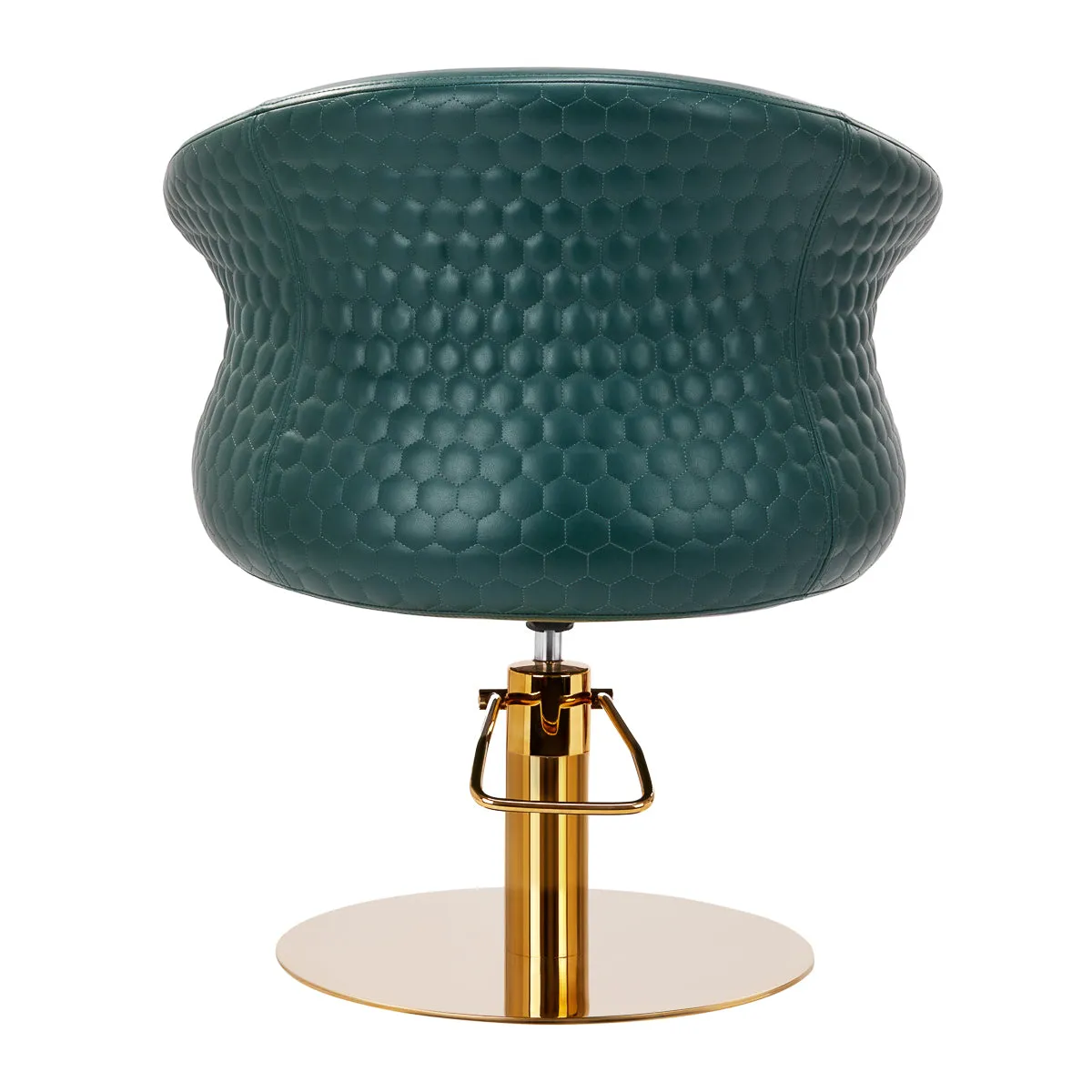 Gabbiano Hairdressing Chair Wersal Gold Bottle Green