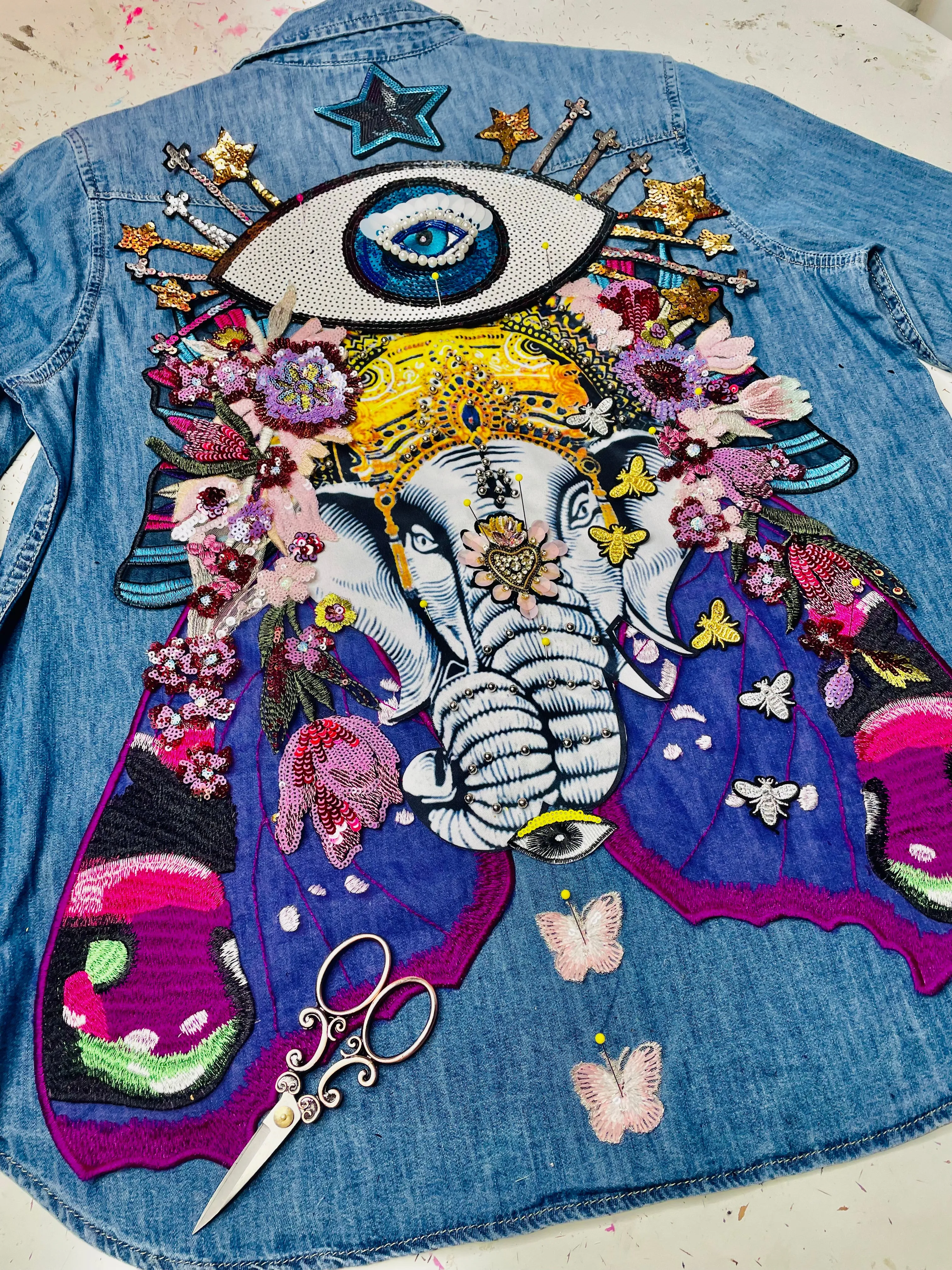Ganesh butterfly Shirt/Jacket