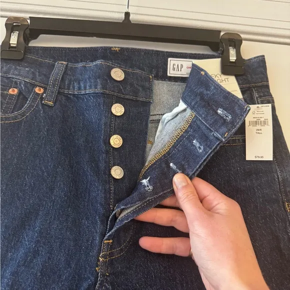 GAP High Rise Cheeky Straight Jeans