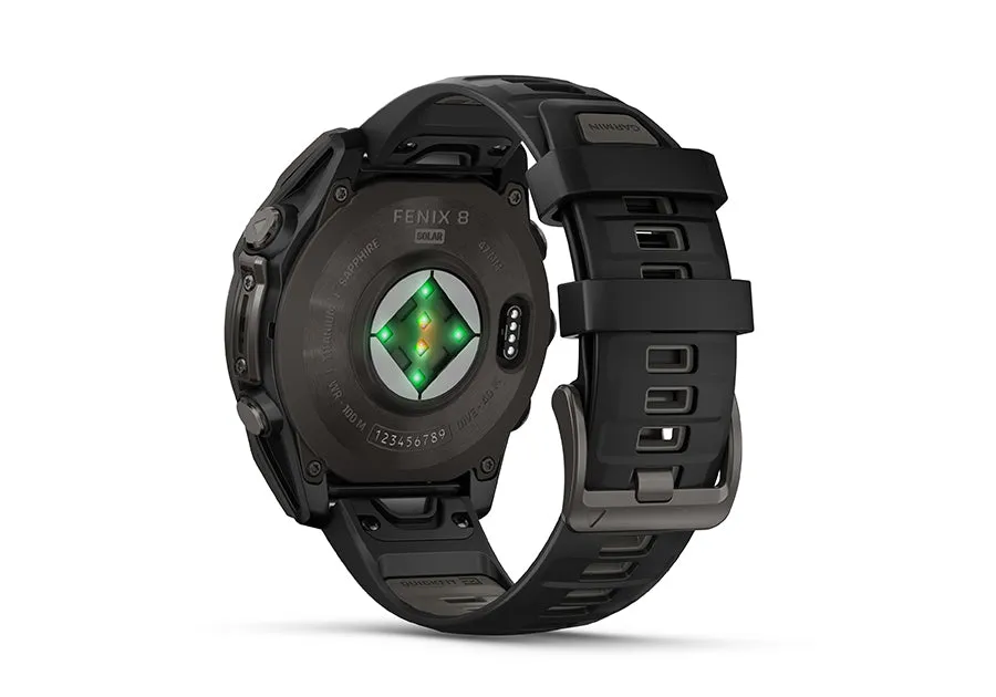 Garmin Fenix 8 Solar Sapphire Multisport GPS Smartwatch