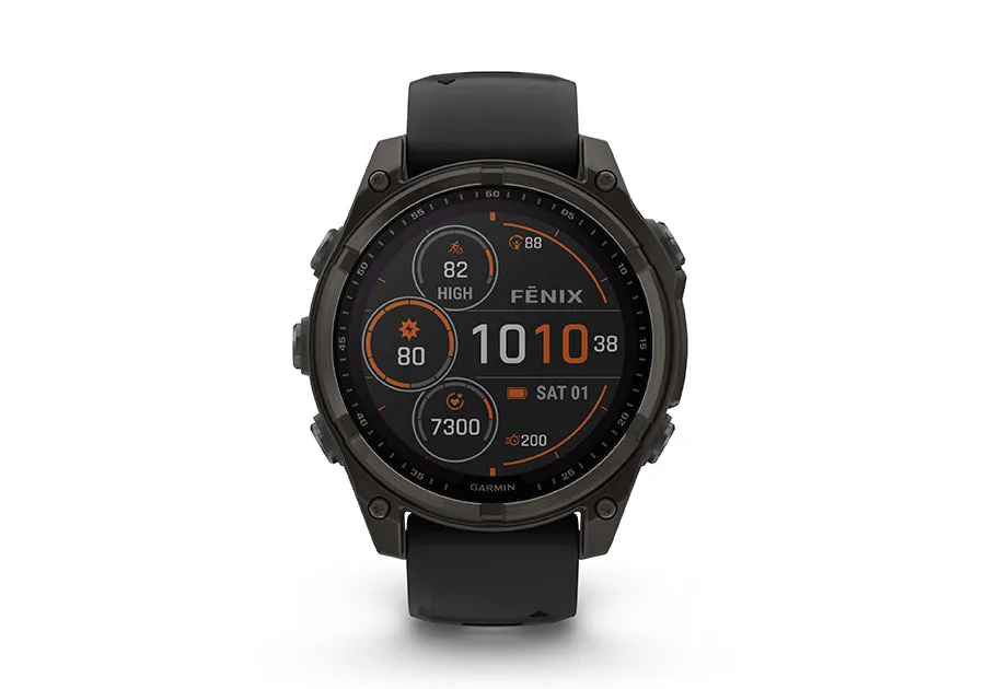 Garmin Fenix 8 Solar Sapphire Multisport GPS Smartwatch