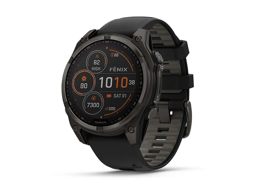 Garmin Fenix 8 Solar Sapphire Multisport GPS Smartwatch