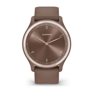 Garmin Vivomove Sport Cocoa Silicone Band Full Display Watch - 010-02566-02