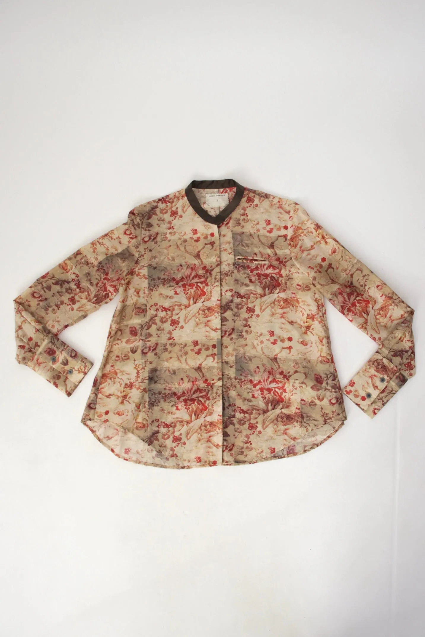 Gary Graham Floral Print Blouse
