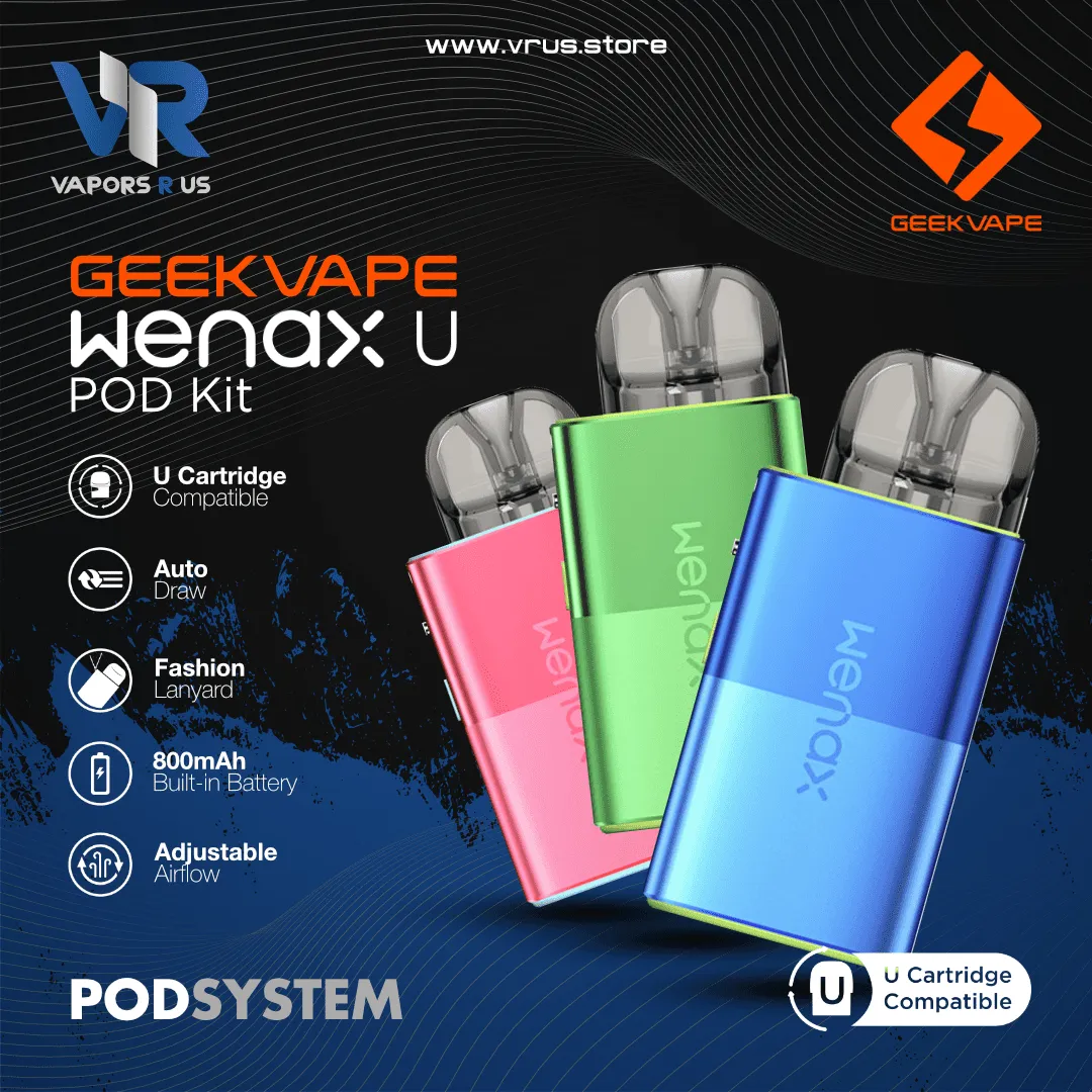 GEEKVAPE - Wenax U Pod Kit 1000mAh (GEEKVAPE U Series)