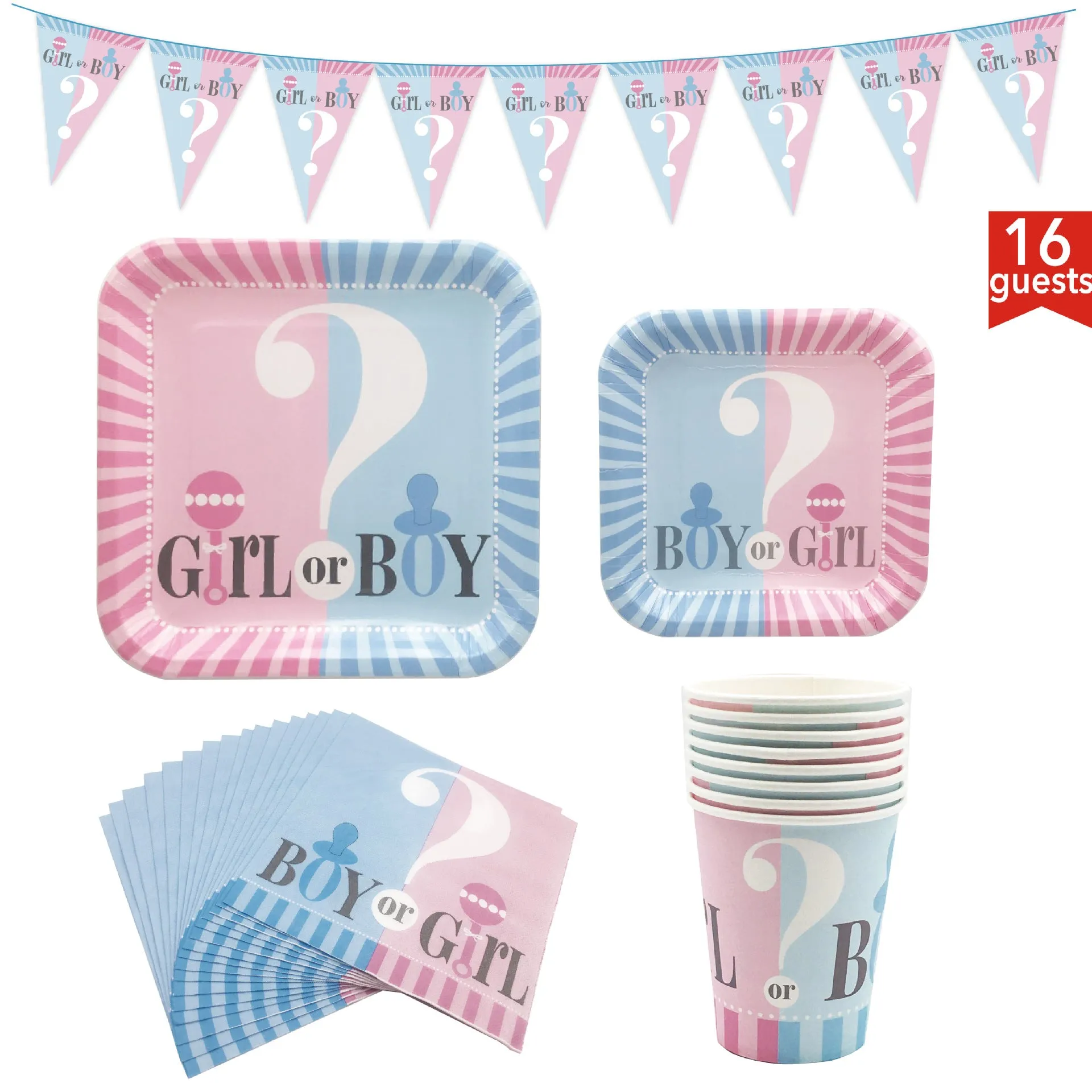 Gender Reveal Party Supplies Balloon Decoration Set