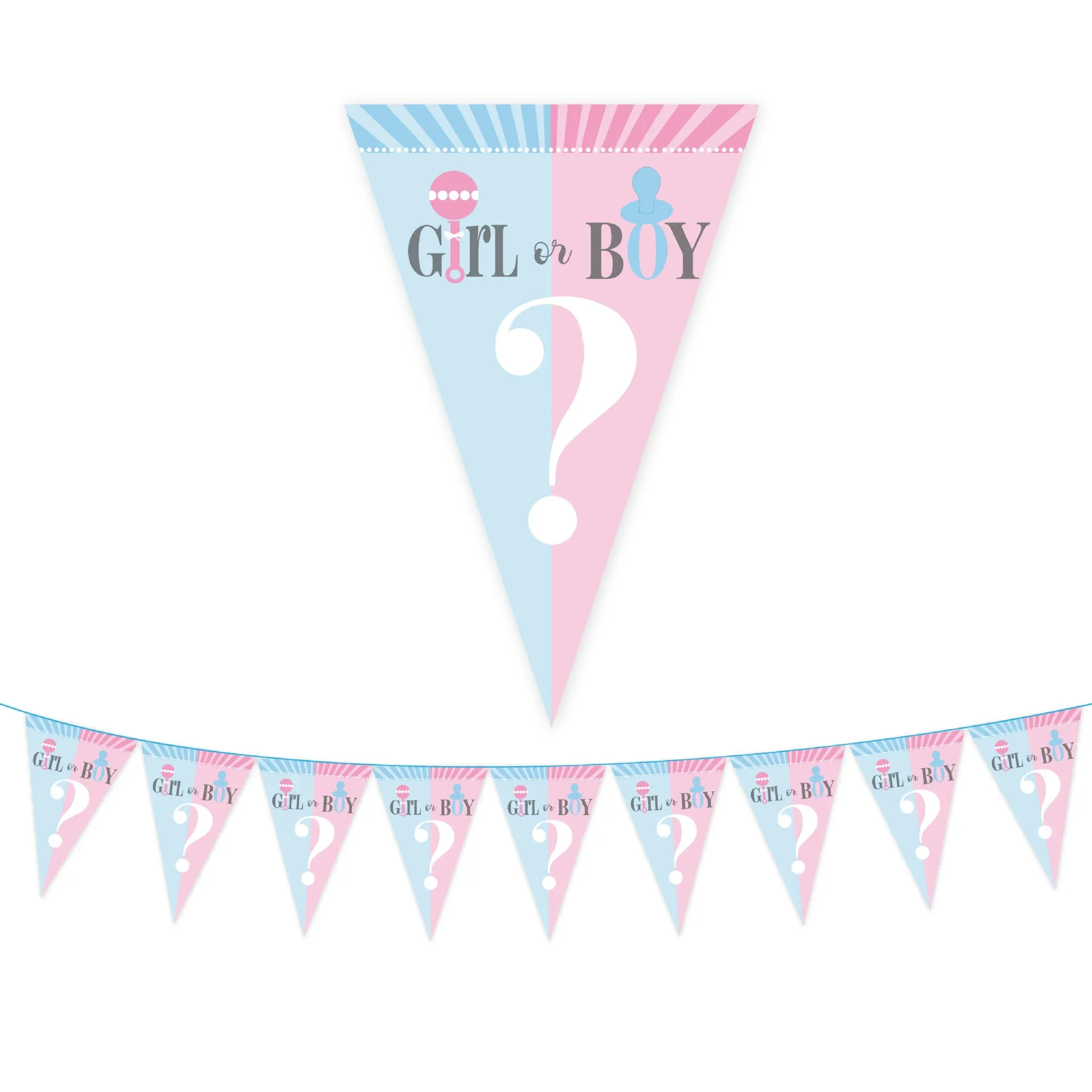 Gender Reveal Party Supplies Balloon Decoration Set