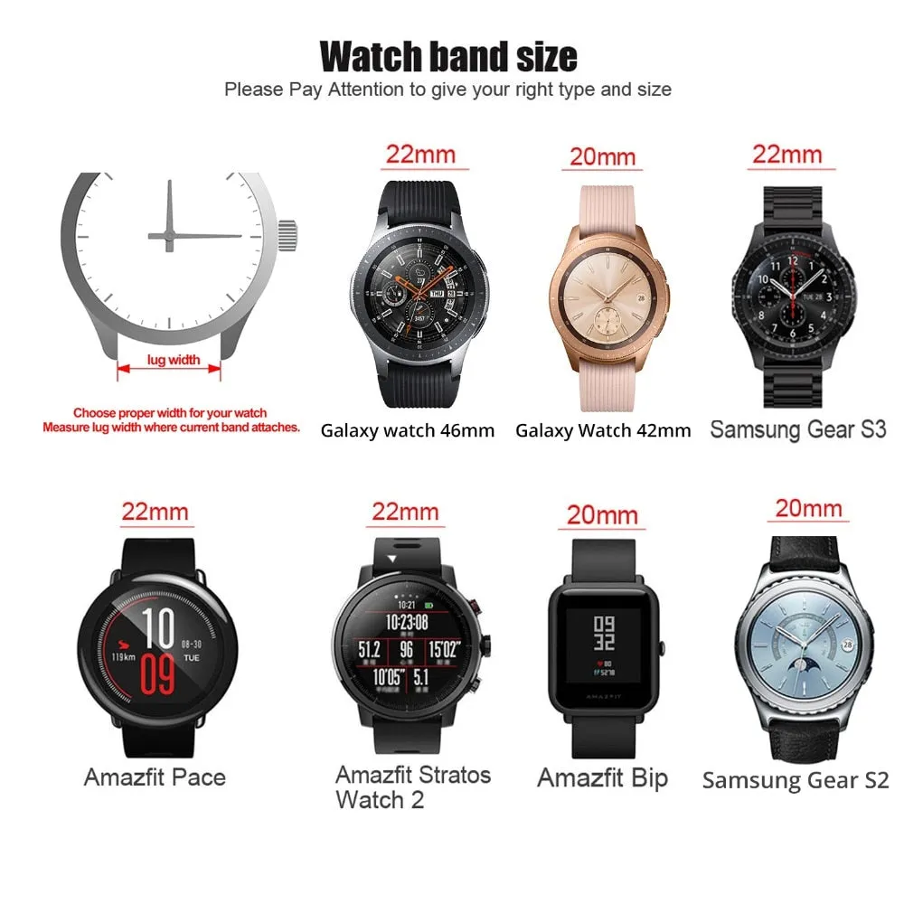 Genuine Leather Quick Release Watch Band