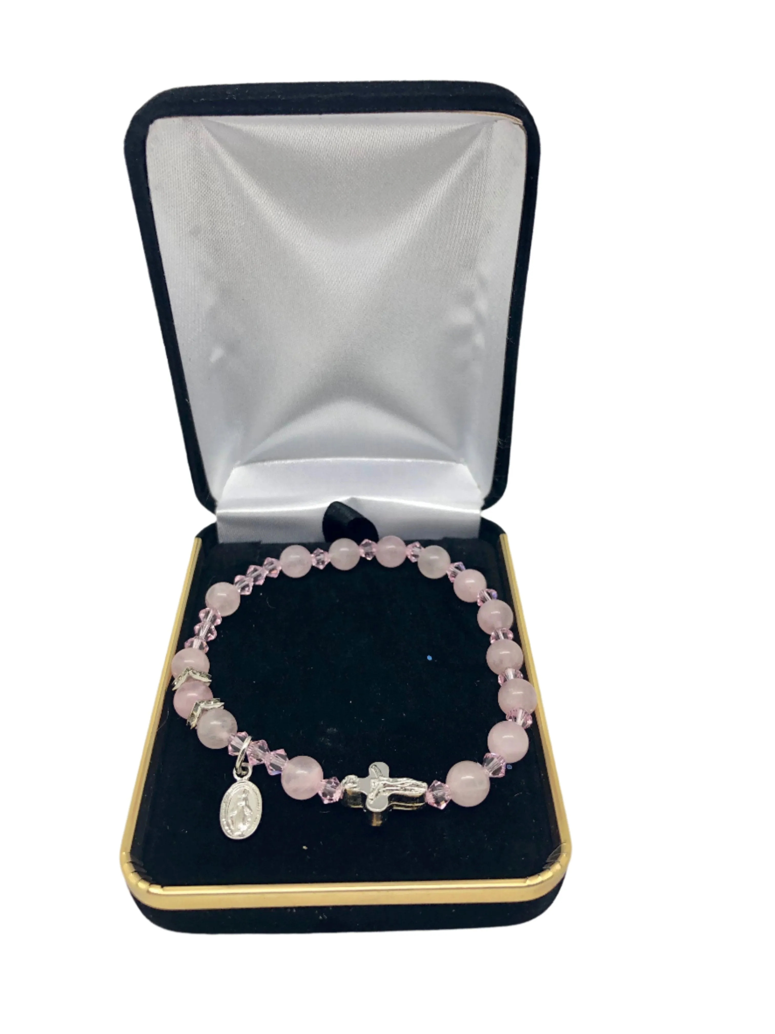 Genuine Rose Quartz Bracelet (6 mm)