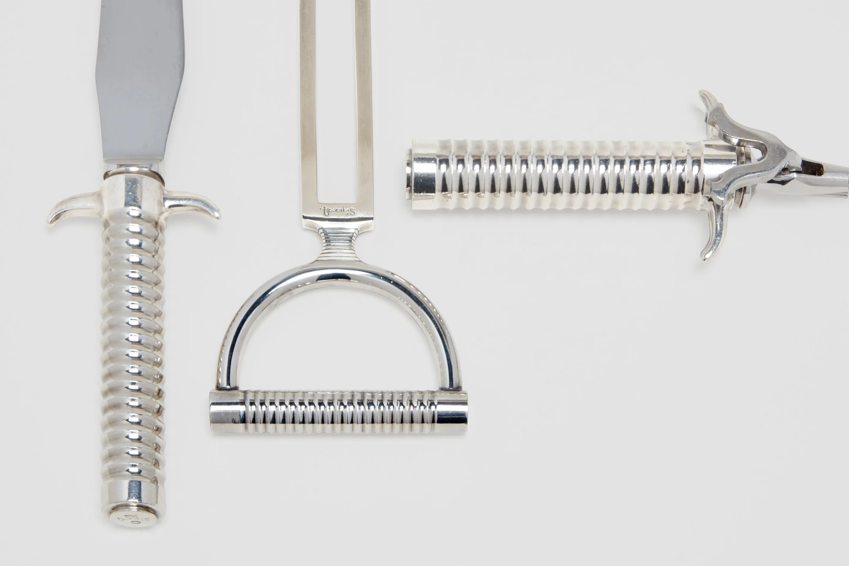 Georg Jensen Sterling Silver Carving Set