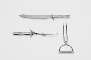 Georg Jensen Sterling Silver Carving Set