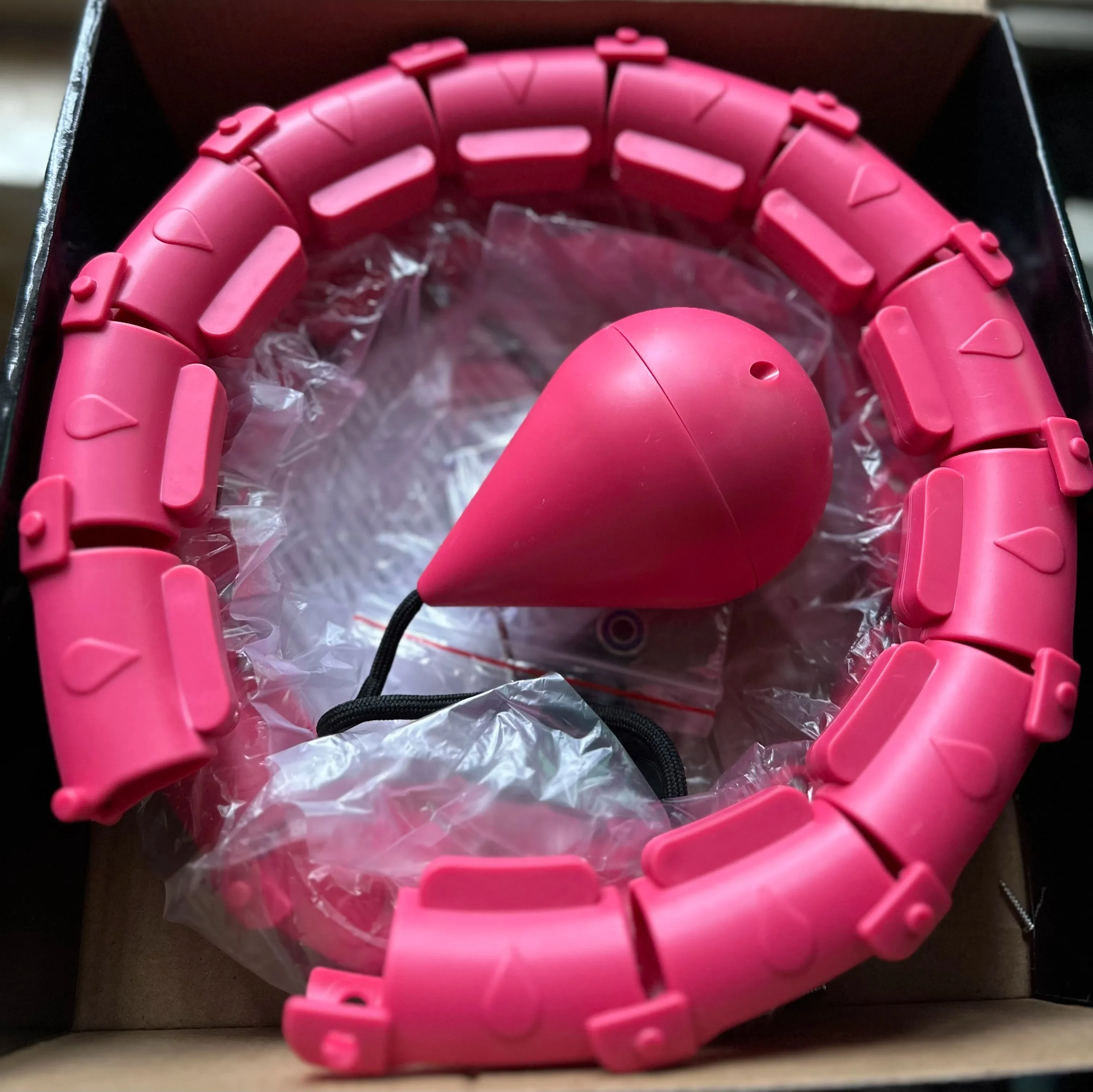 Get Fit and Have Fun with our 24-Section Smart Weighted Sport Hoops!