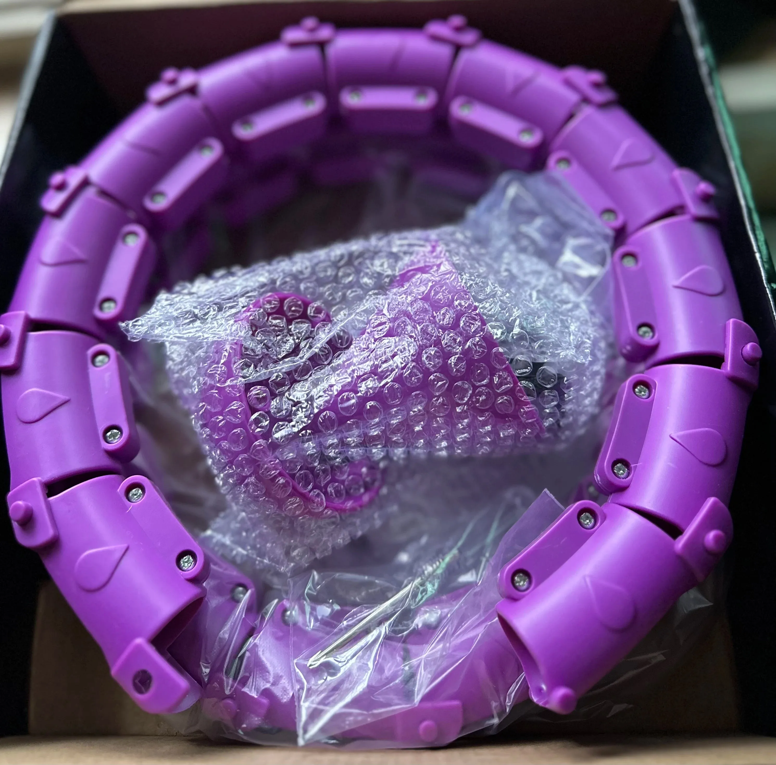 Get Fit and Have Fun with our 24-Section Smart Weighted Sport Hoops!