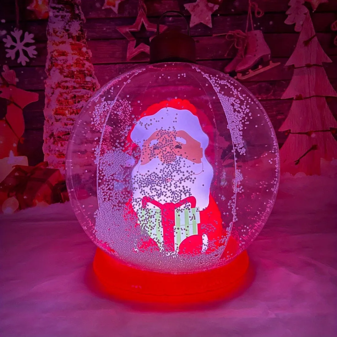 Giant LED Light-Up Inflatable Christmas Ball, 3D Festive Decorations with Remote Control, Plastic, Perfect for Home, Office & Theme Party Decorations