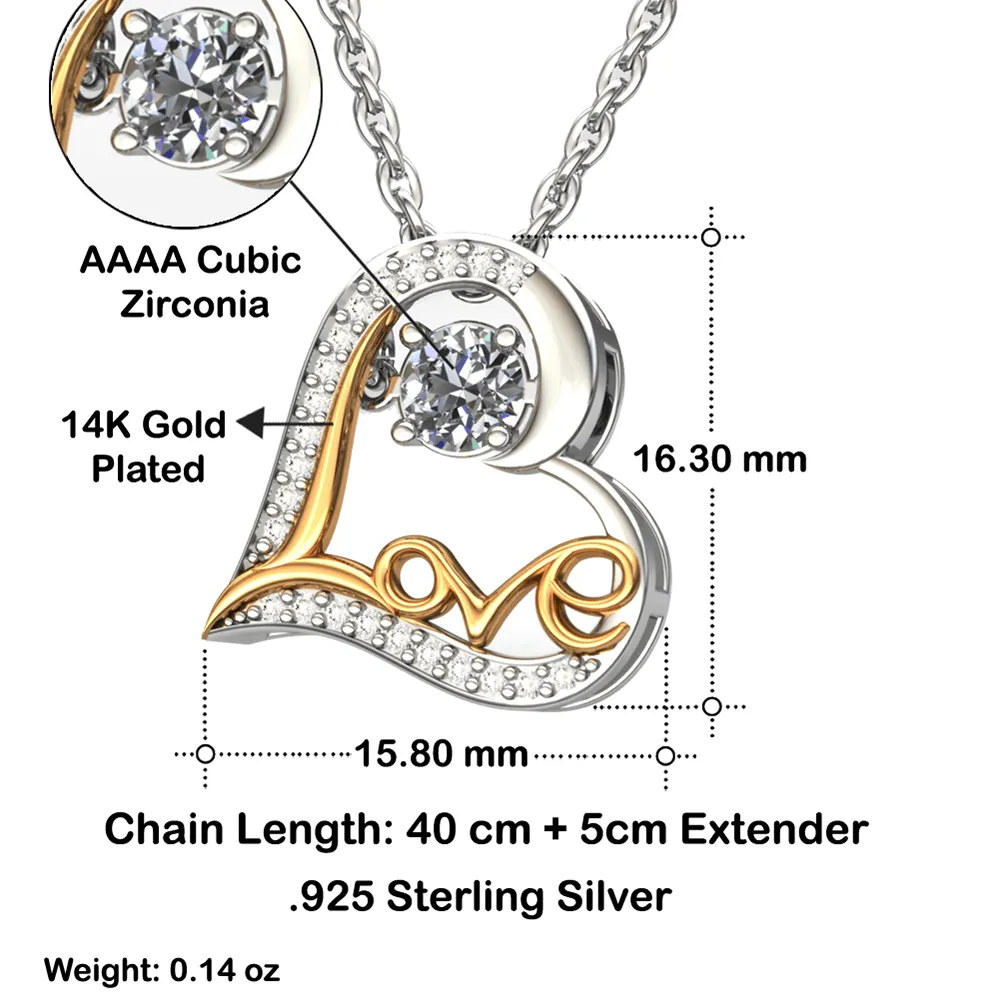 Gift For Soulmate-Grows Stronger - Love Dancing Necklace