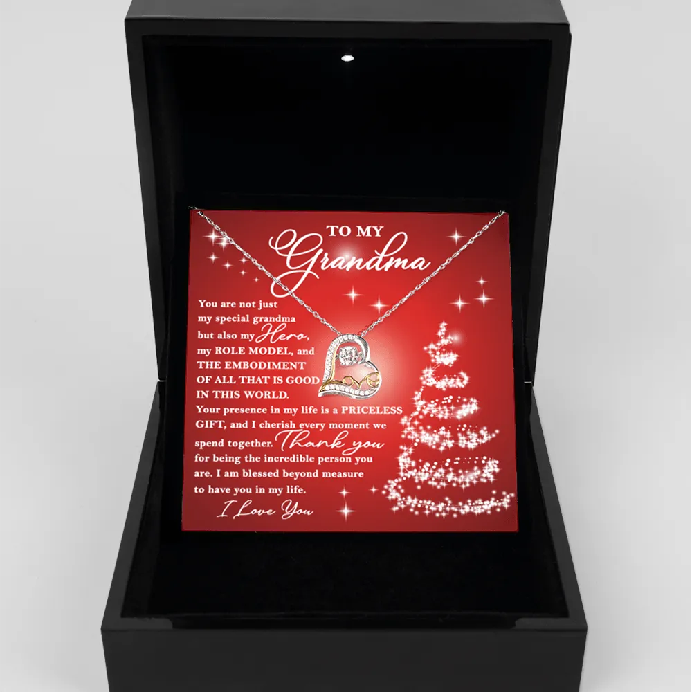 Gift For.Grandma-Priceless Gift - Love Dancing Necklace