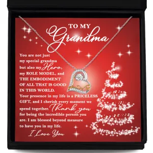 Gift For.Grandma-Priceless Gift - Love Dancing Necklace