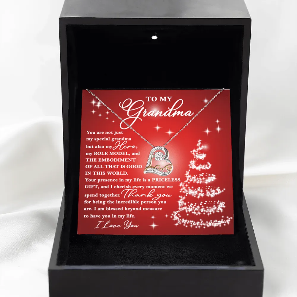 Gift For.Grandma-Priceless Gift - Love Dancing Necklace