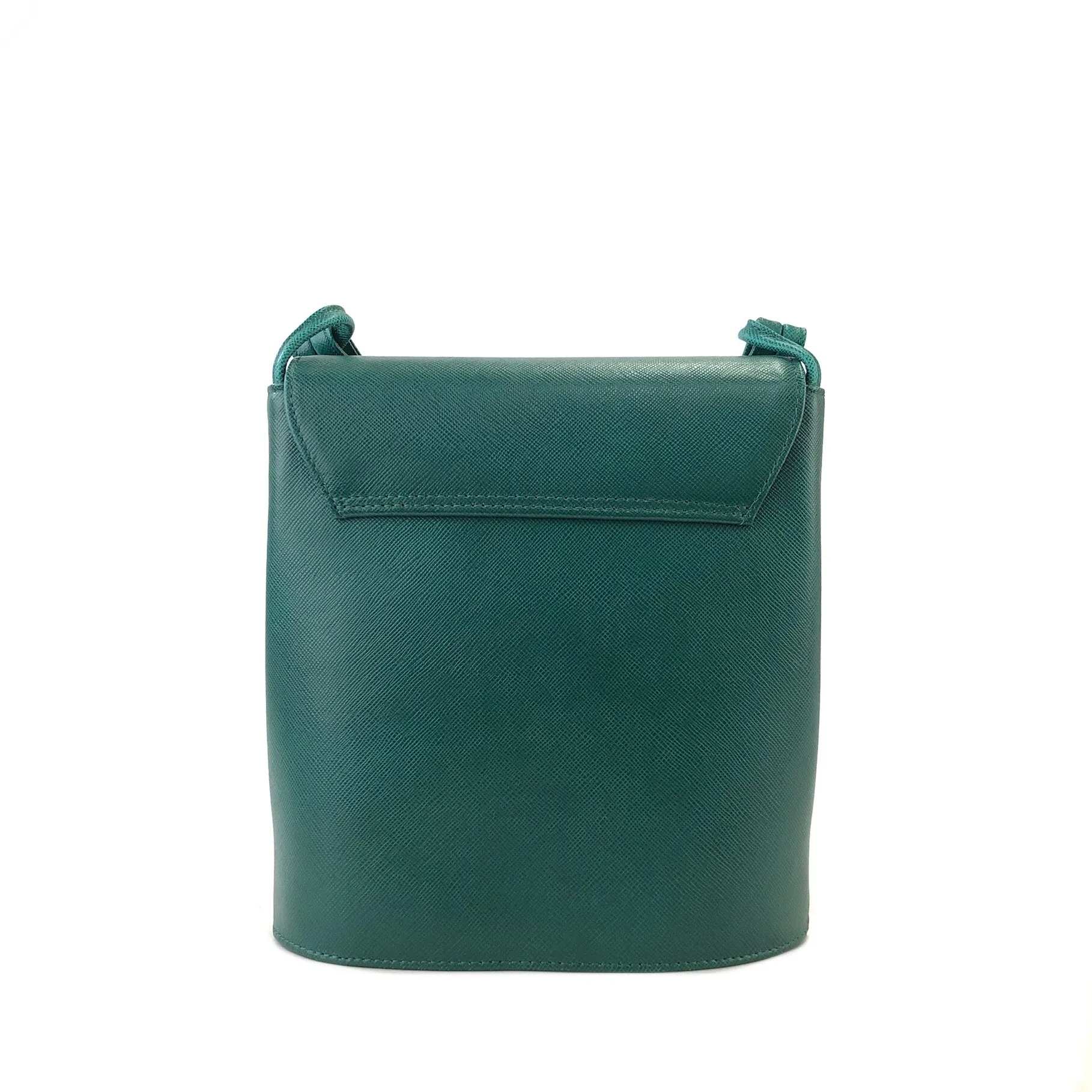 GIVENCHY Turn lock logo Leather Green rvmee6