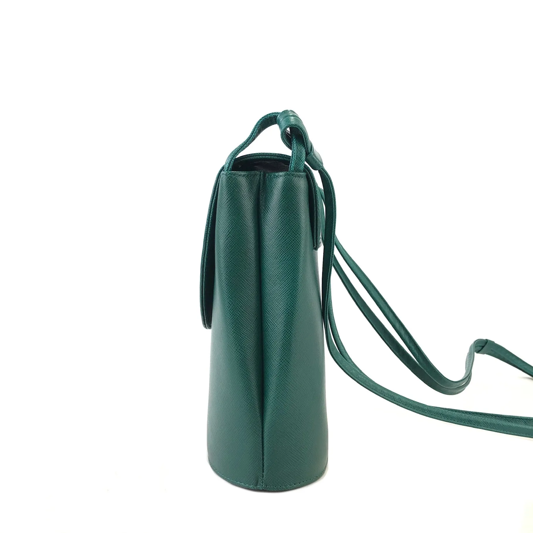 GIVENCHY Turn lock logo Leather Green rvmee6