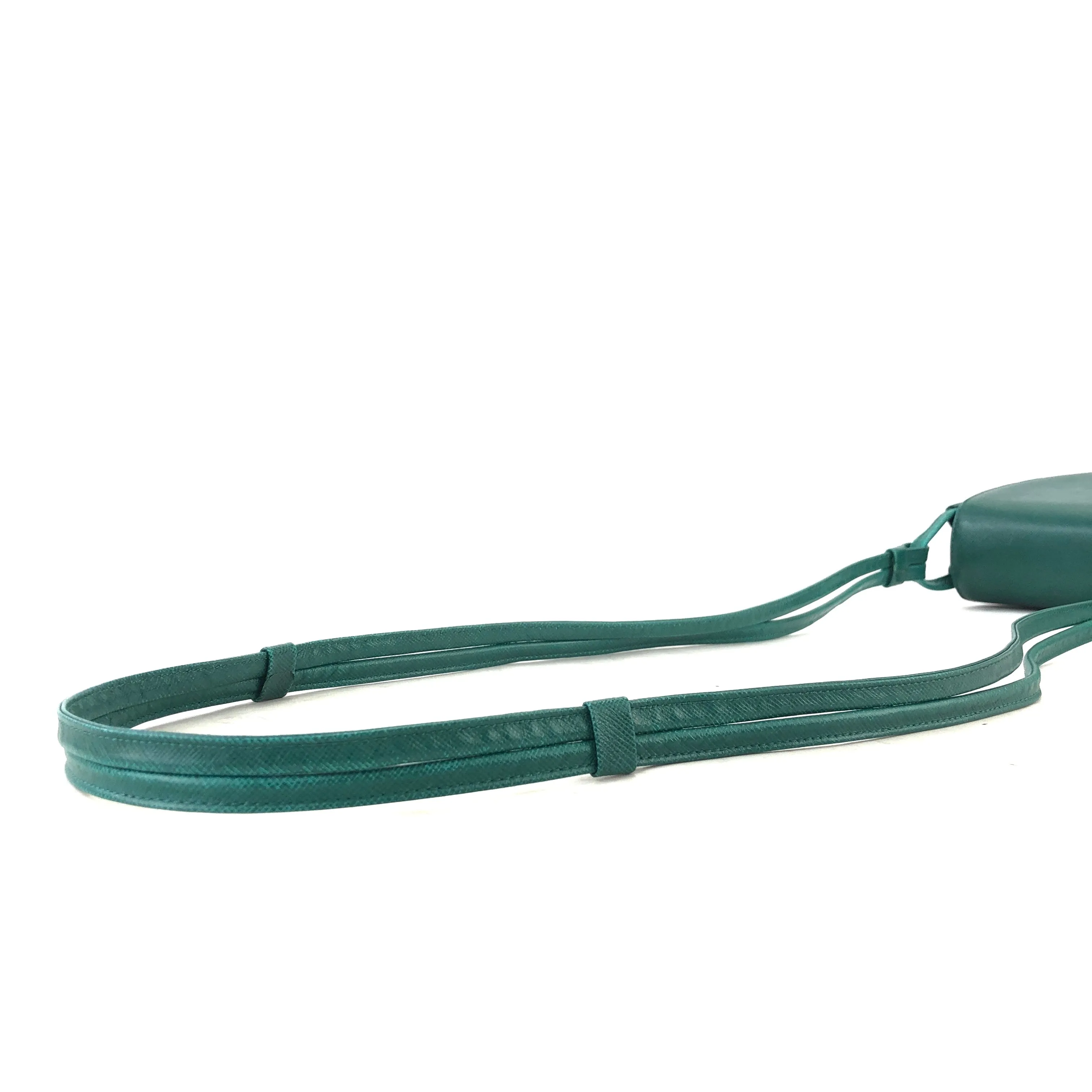 GIVENCHY Turn lock logo Leather Green rvmee6