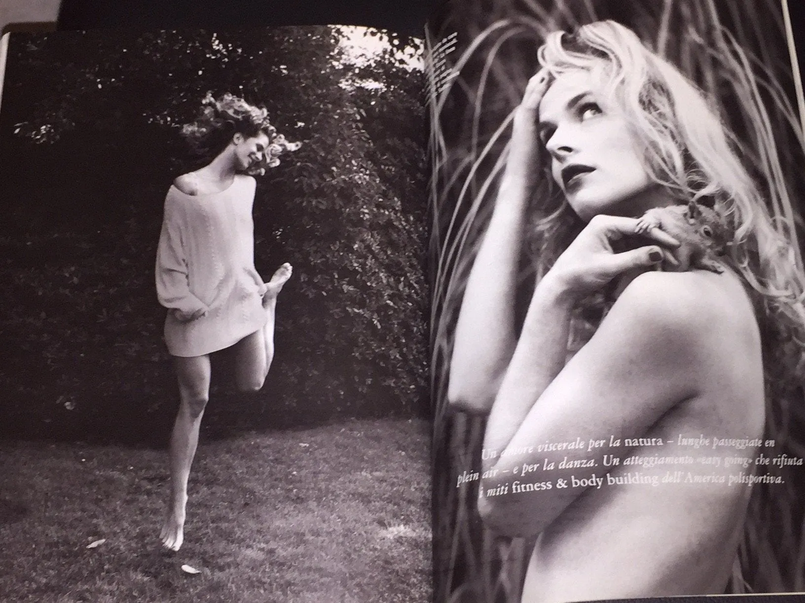 GLAMOUR Italia Magazine April 1994 JASON PRIESTLEY Bruce Weber NASTASSJA KINSKI
