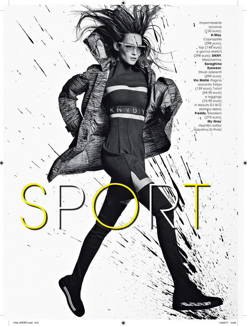 GLAMOUR Italia Magazine March 2017 MARIE ANGE CASTA Cosima Auermann BRINA KNAUSS