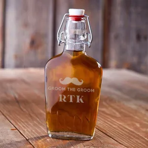 Glass Flask - Groom