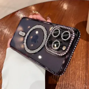 Glitter Diamond Clear Magsafe Fashion Phone Case For iPhone