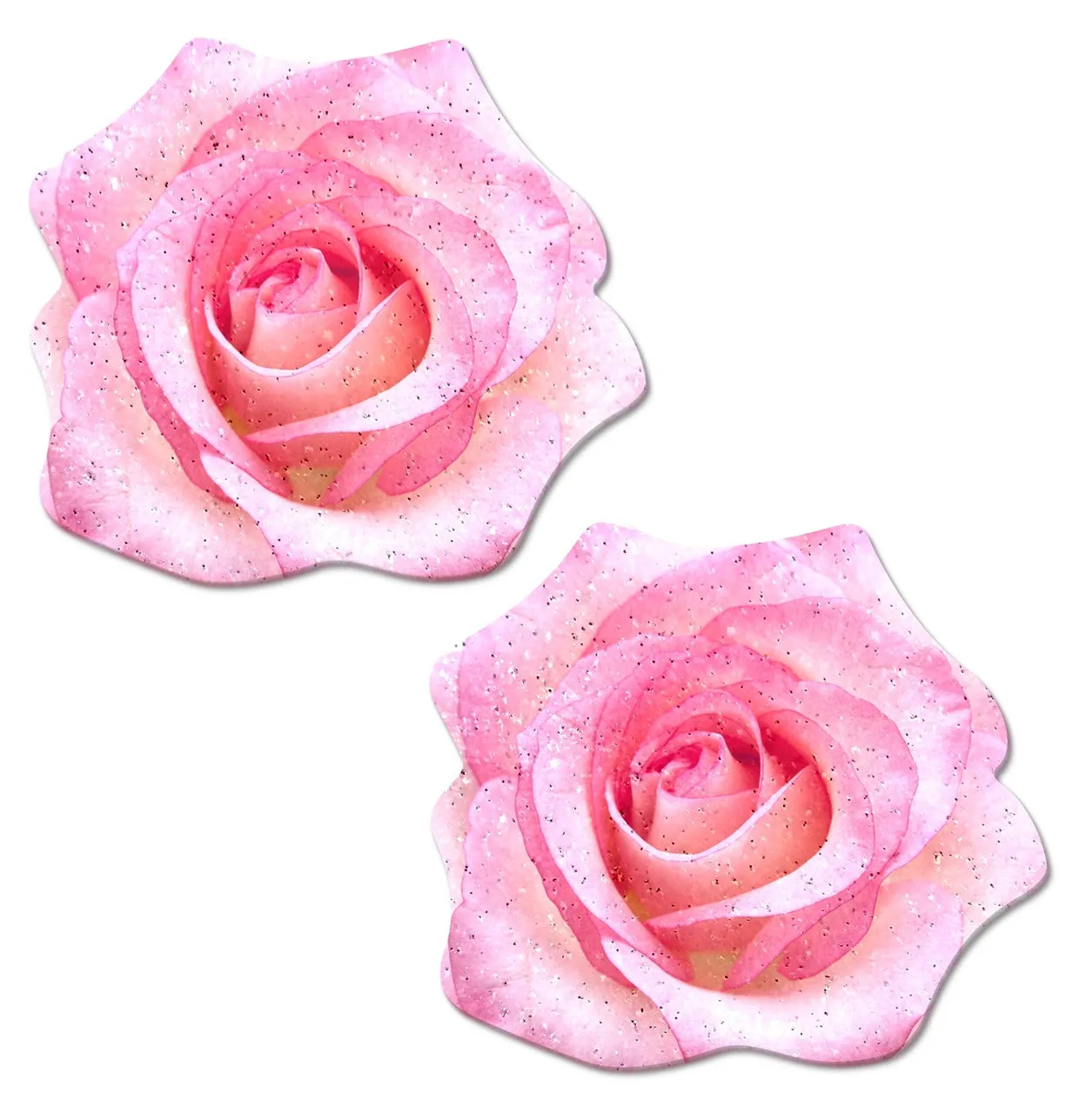 Glitter Velvet Blooming Rose - Pink