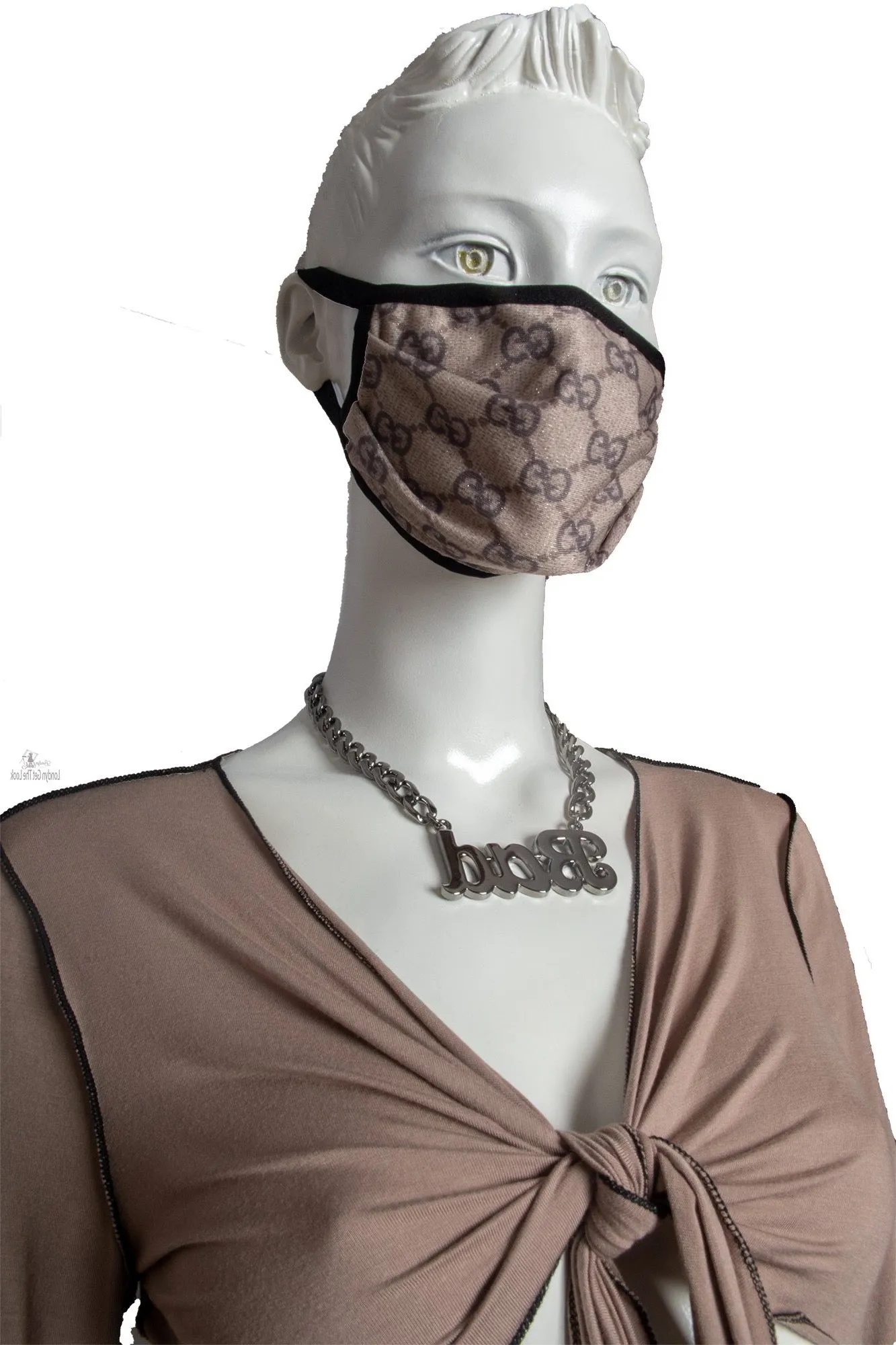 Glitzy Glam Fashion Face Mask