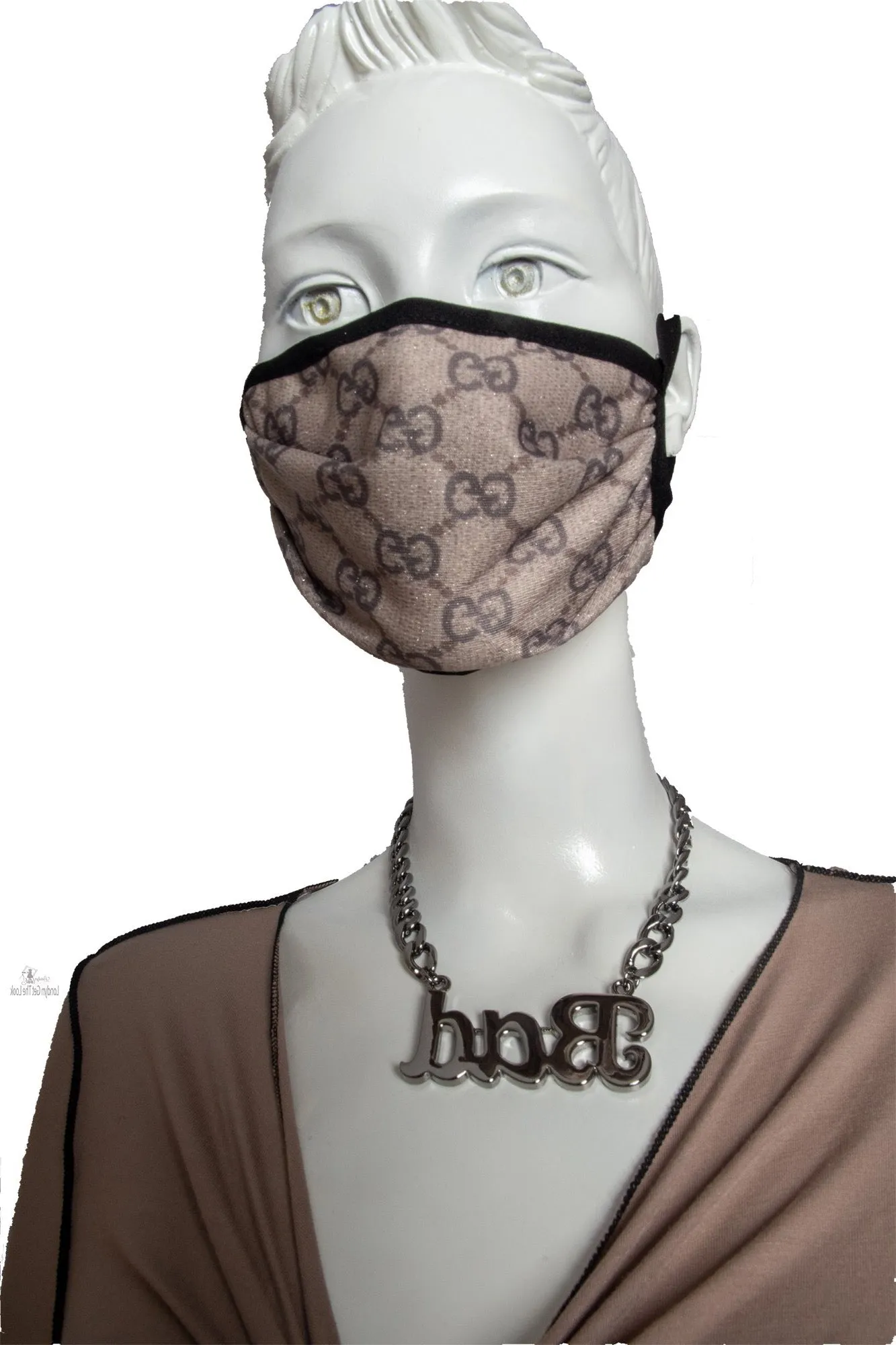 Glitzy Glam Fashion Face Mask
