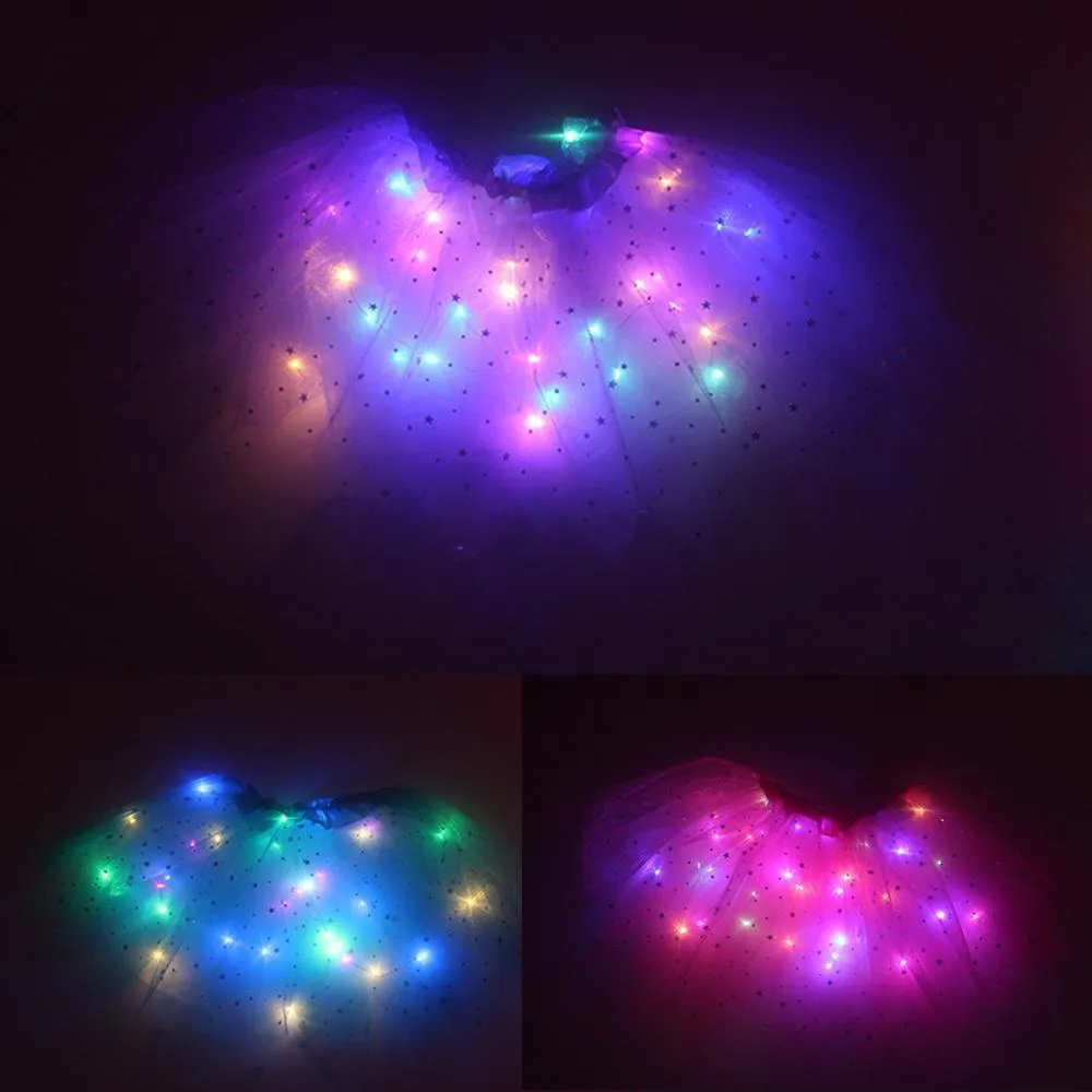 Glänzende LED Röcke   Flügel