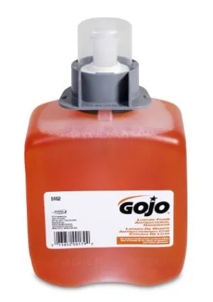 Gojo Industries 5162-03 Fmx-12 Antibacterial Luxury Foam Hand Soap Refill, 1250ML, Translucent Apricot, CS/3