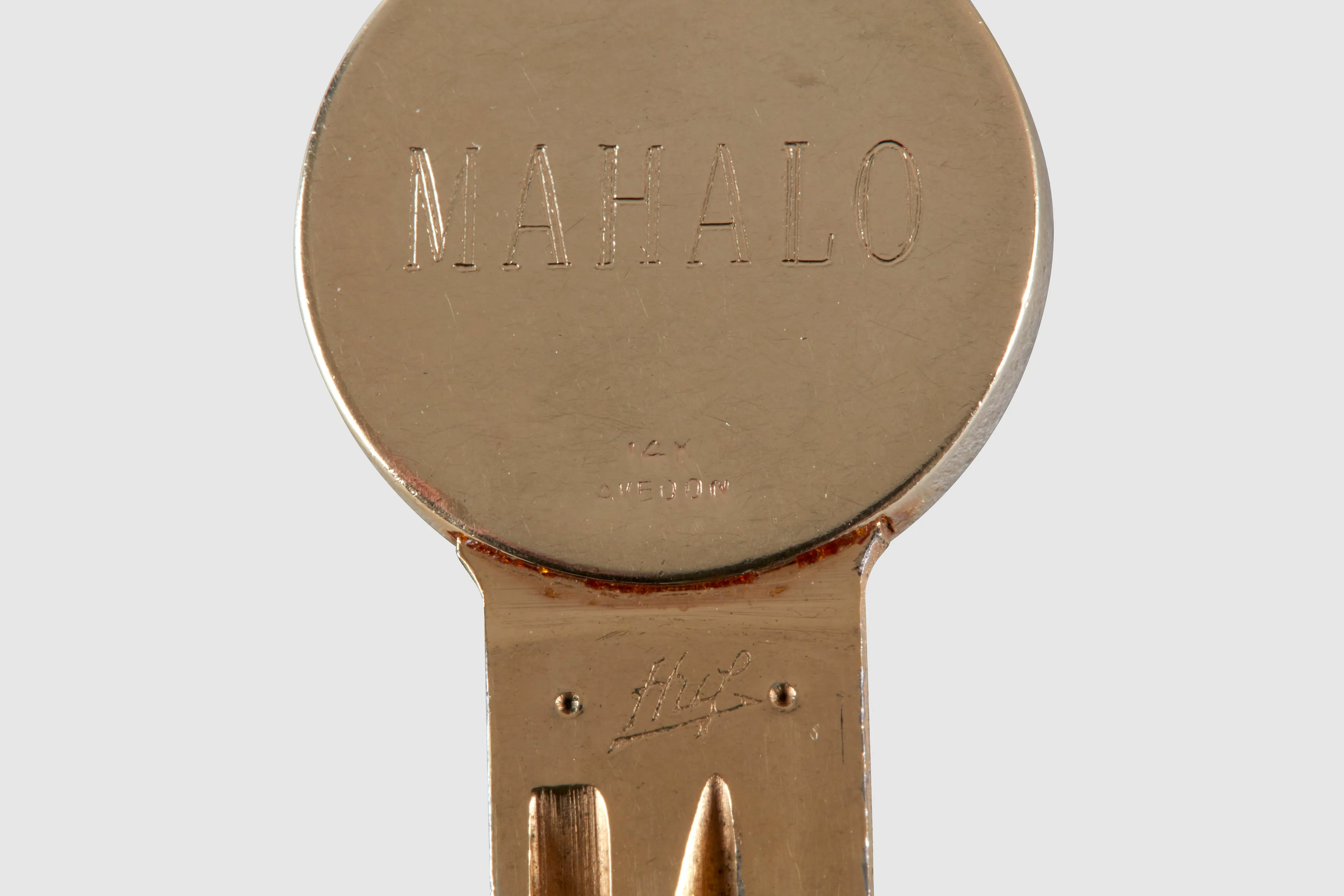 Gold Mercedes Benz Key