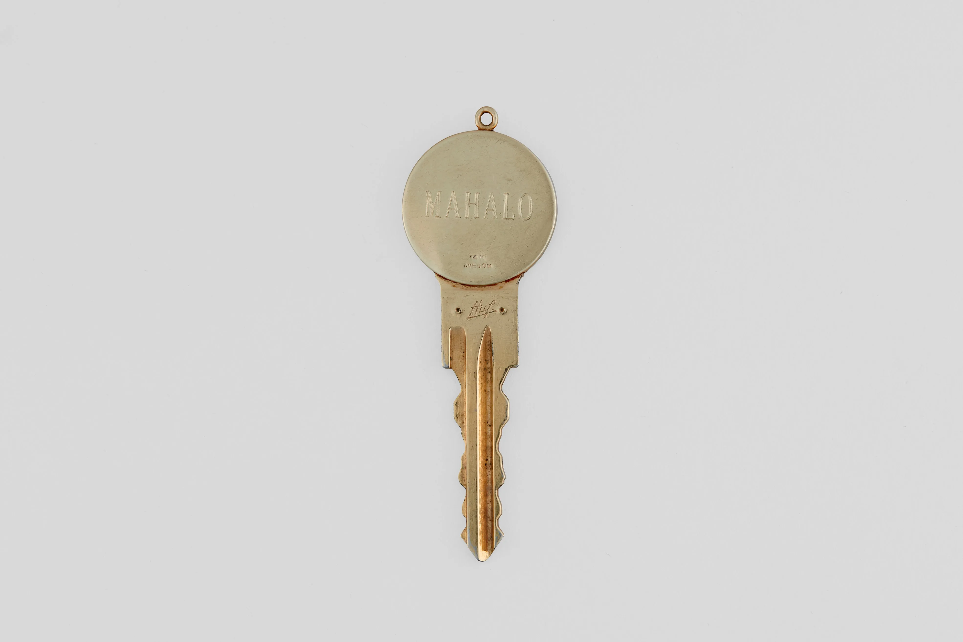 Gold Mercedes Benz Key
