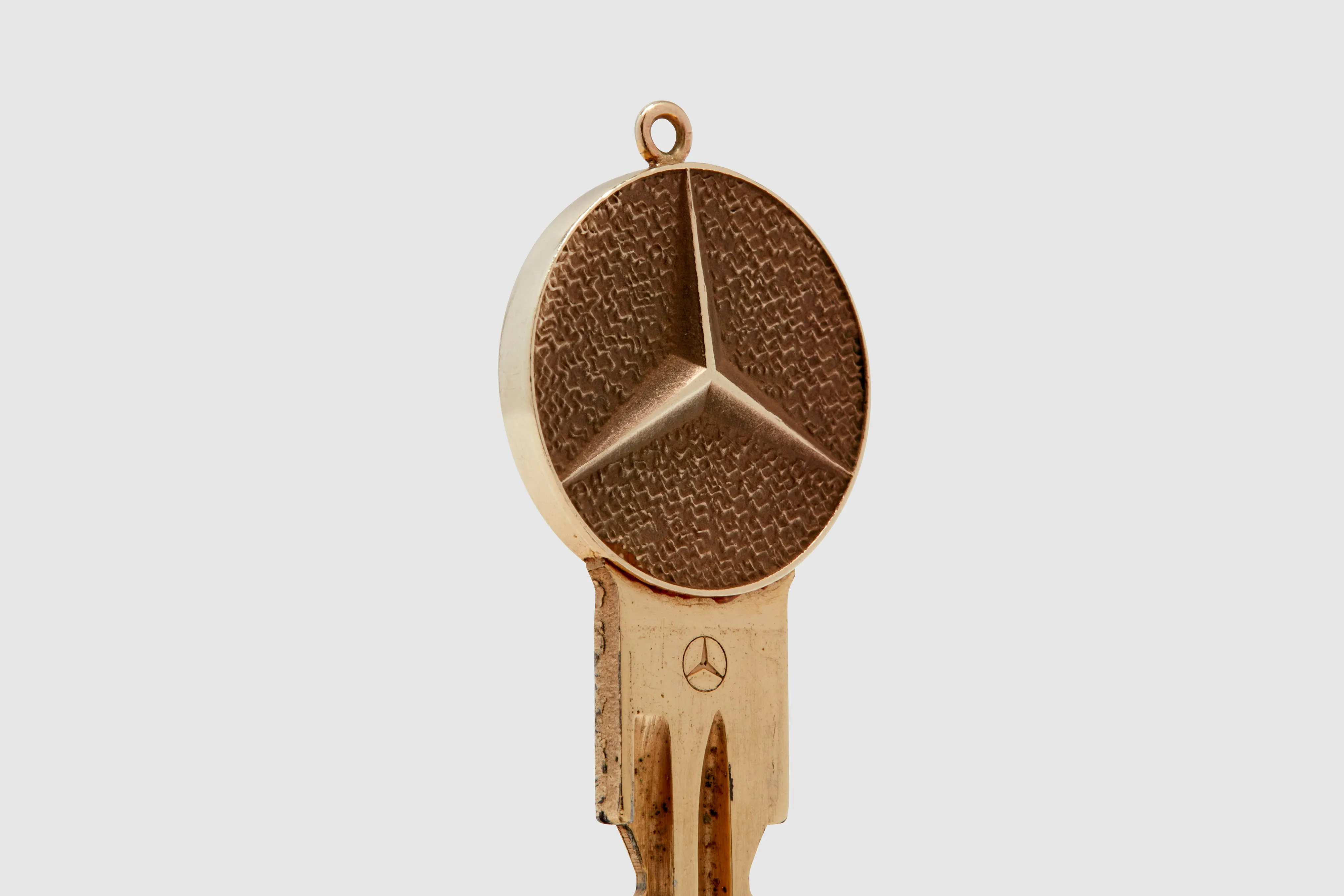 Gold Mercedes Benz Key