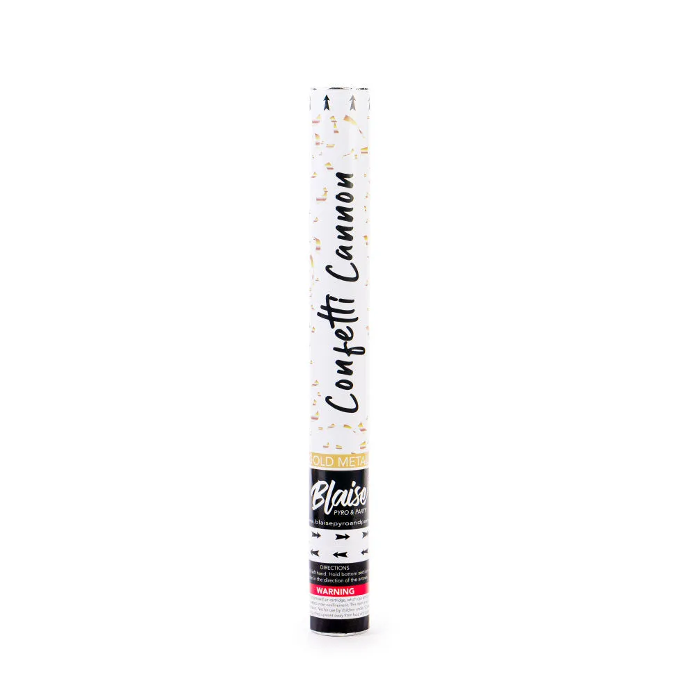 Gold Metallic Confetti Cannon