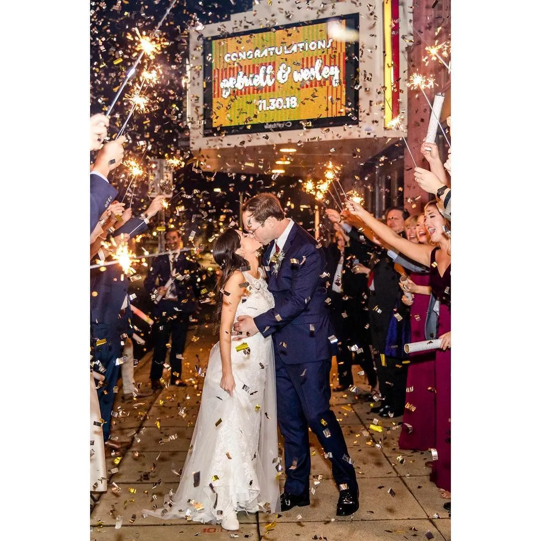 Gold Metallic Confetti Cannon