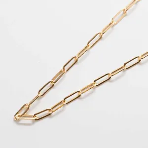 Gold Paperclip Chain Necklace - Best Seller