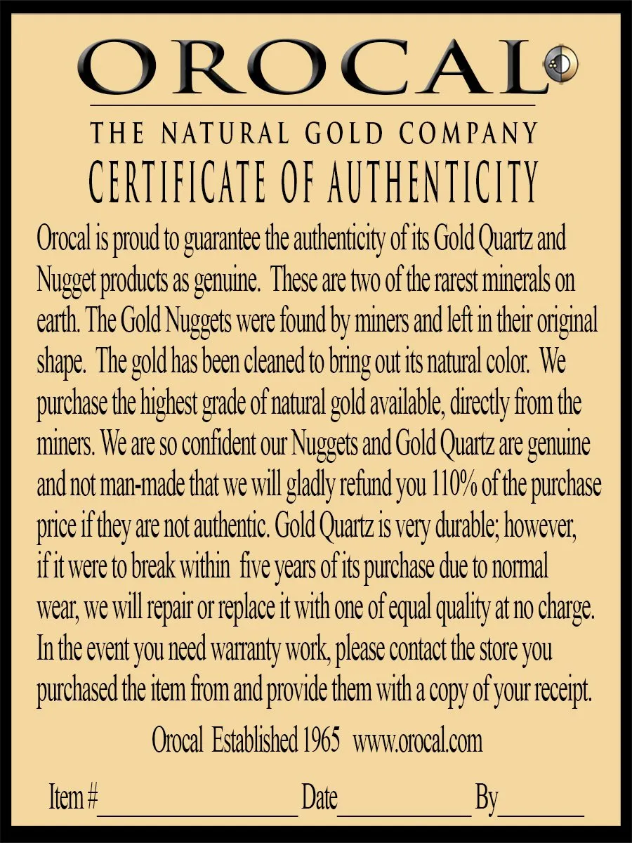 Gold Quartz Ladies Ring "Orocal" RL731D10NQ Genuine Hand Crafted Jewelry - 14K Gold Casting