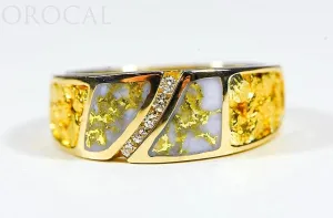 Gold Quartz Ladies Ring "Orocal" RL731D10NQ Genuine Hand Crafted Jewelry - 14K Gold Casting