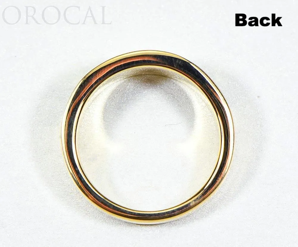 Gold Quartz Ladies Ring "Orocal" RL732D12Q Genuine Hand Crafted Jewelry - 14K Gold Casting