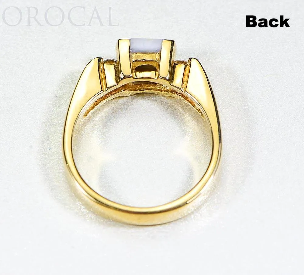 Gold Quartz Ladies Ring "Orocal" RL842D10Q Genuine Hand Crafted Jewelry - 14K Gold Casting