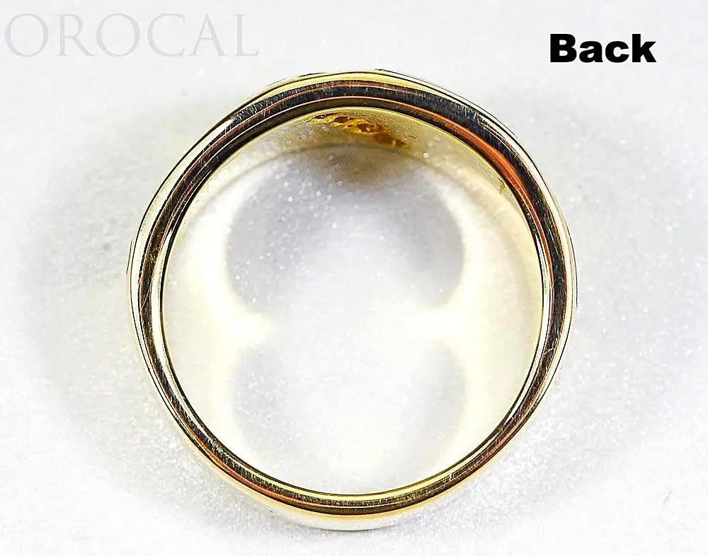 Gold Quartz Ladies Ring "Orocal" RL883D20NQ Genuine Hand Crafted Jewelry - 14K Gold Casting