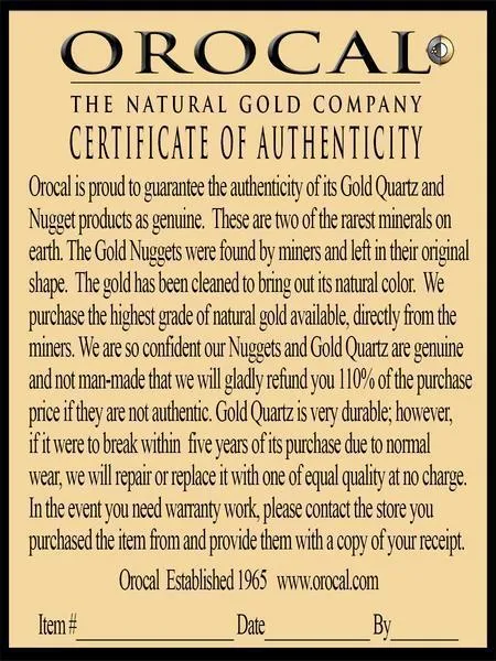 Gold Quartz Ring Ladies "Orocal" RL1031Q Genuine Hand Crafted Jewelry - 14K Gold Yellow Gold Casting
