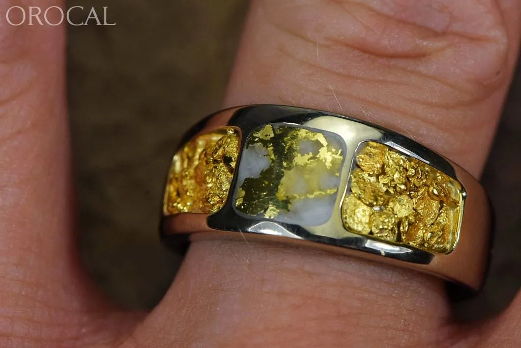Gold Quartz Ring Ladies "Orocal" RM651OLQ Genuine Hand Crafted Jewelry - 14K Gold Yellow Gold Casting